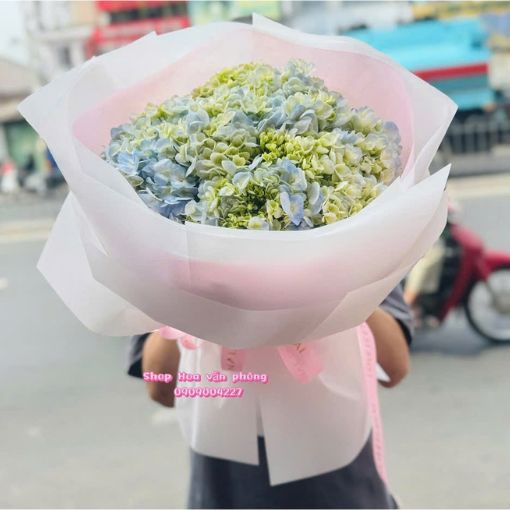 Bó Hoa Sinh Nhật Blue Hydrangea Dream