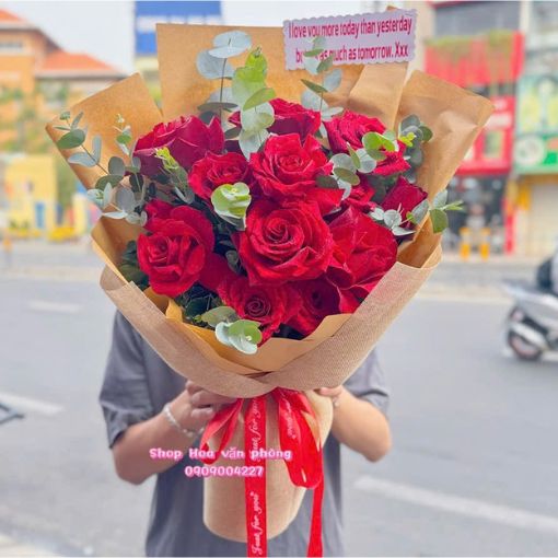 Bó Hoa Sinh Nhật Đỏ Tình Yêu