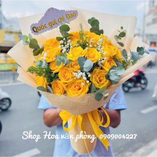 Bó Hoa Sinh Nhật Sunny Gold
