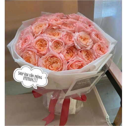 Bó Hoa Sinh Nhật Kem Dâu Ngọt