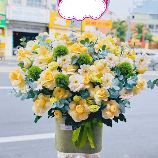 Hộp Hoa Sinh Nhật Tặng Mẹ Ánh Dương May Mắn