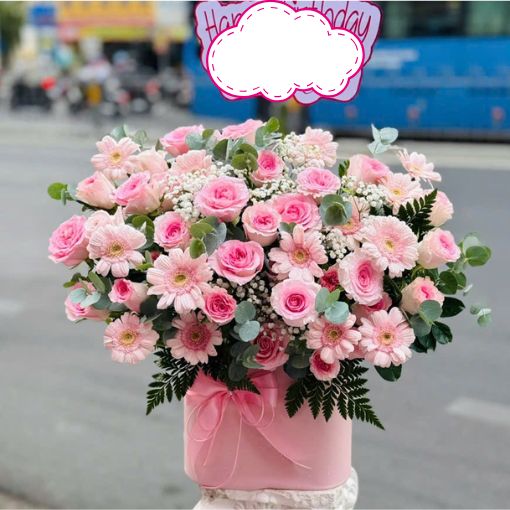 Hộp Hoa Sinh Nhật Ngọt Ngào