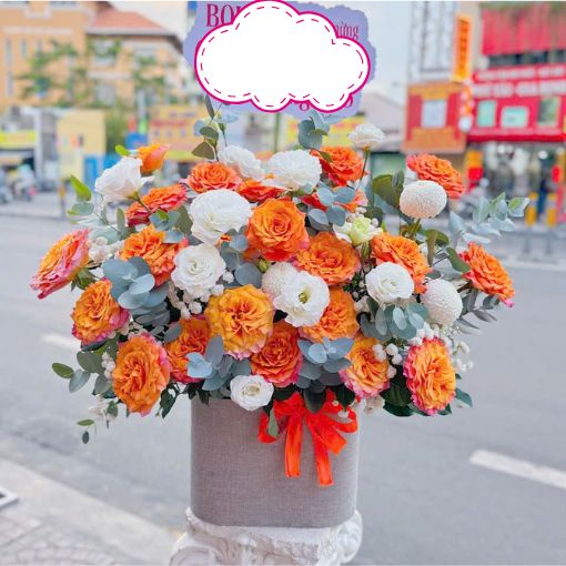 Hộp Hoa Sinh Nhật Đẹp Nắng Mai Rực Rỡ