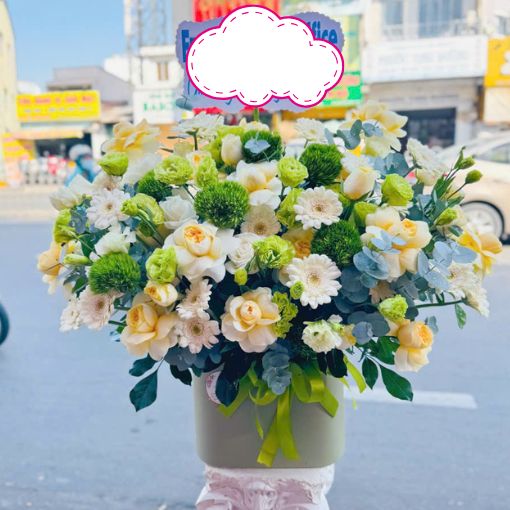 Hộp Hoa Sinh Nhật An Nhiên Tỏa Sáng