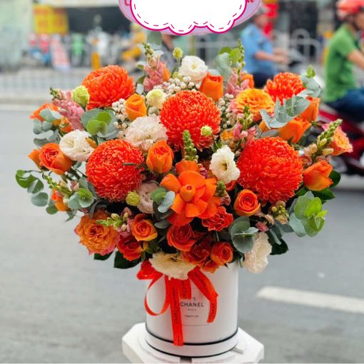 Hộp Hoa Sinh Nhật Nhiệt Huyết