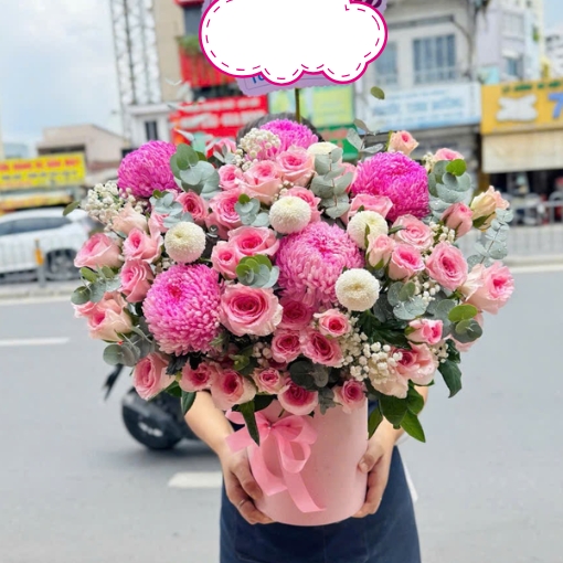Hộp Hoa Sinh Nhật Tươi Tắn
