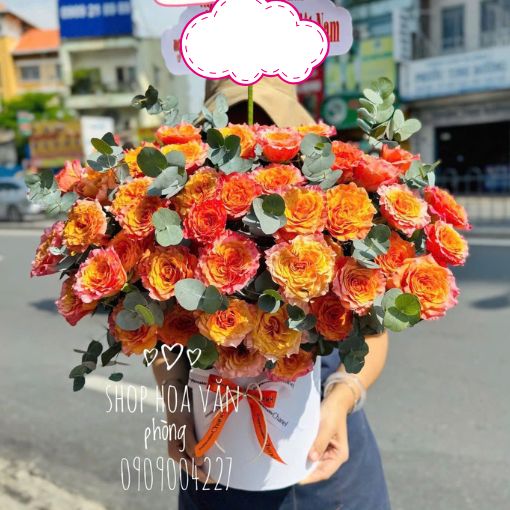 Hộp Hoa Sinh Nhật Niềm Vui
