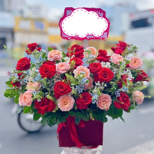 Hộp Hoa Khai Trương Thịnh Vượng Rực Rỡ