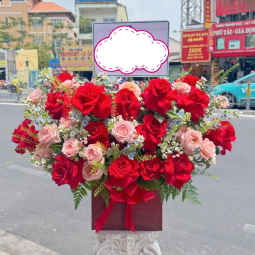Hộp Hoa Khai Trương Tặng Đối Tác Bền Vững