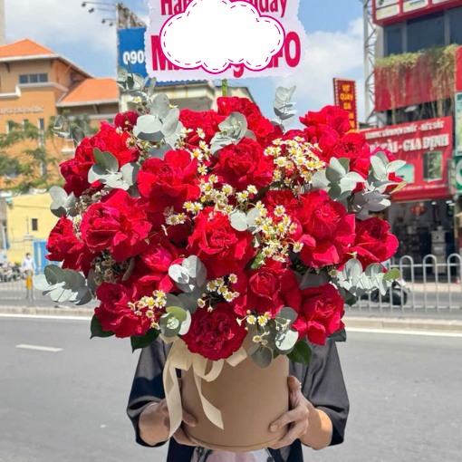 Hộp Hoa Khai Trương Tặng Đối Tác Sang Trọng