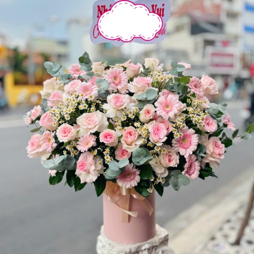 Hộp Hoa Khai Trương Hồng Phát
