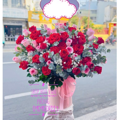 Hộp Hoa Khai Trương Nha Khoa Vẻ Đẹp Thành Công 