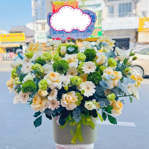 Hộp Hoa Chúc Mừng Khai Trương Kim Phát