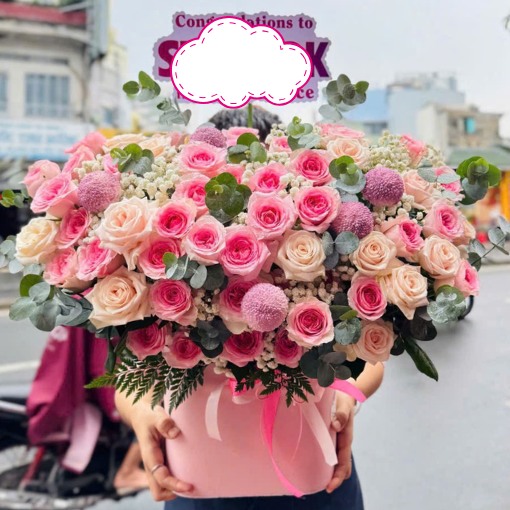 Hộp Hoa Khai Trương Khởi Đầu Thịnh Vượng