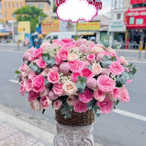 Giỏ Hoa Khai Trương Tài Lộc Thịnh Vượng