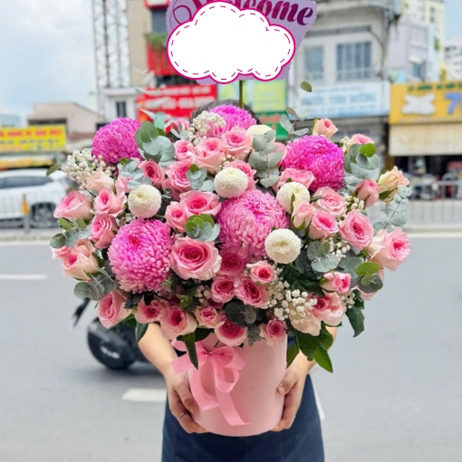 Hộp Hoa Khai Trương Phát Triển Thịnh Vượng