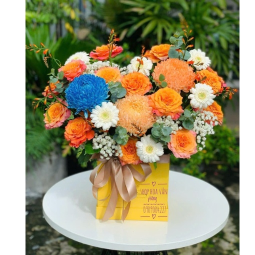 Hộp Hoa Khai Trương Lan Tỏa Năng Lượng