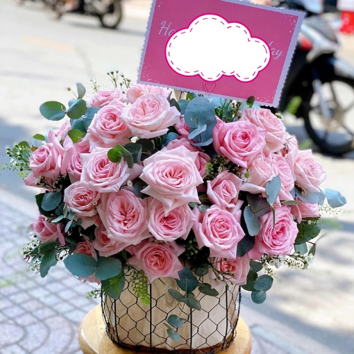 Giỏ Hoa Khai Trương Nhà Hàng Thịnh Vượng