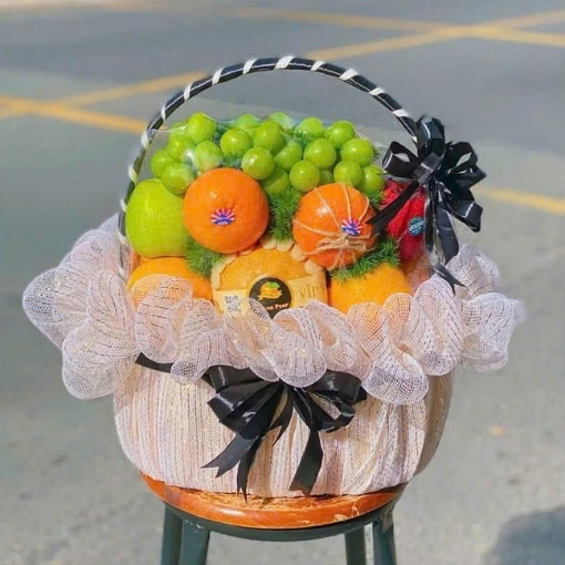 Giỏ Trái Cây Nhập Khẩu Phúc An Viên Mãn