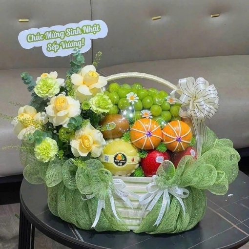 Giỏ Trái Cây Hoa Tươi An Khang Như Ý
