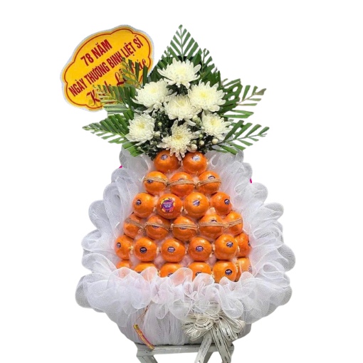 Giỏ Trái Cây Hoa Tươi Thành Kính Tri Ân
