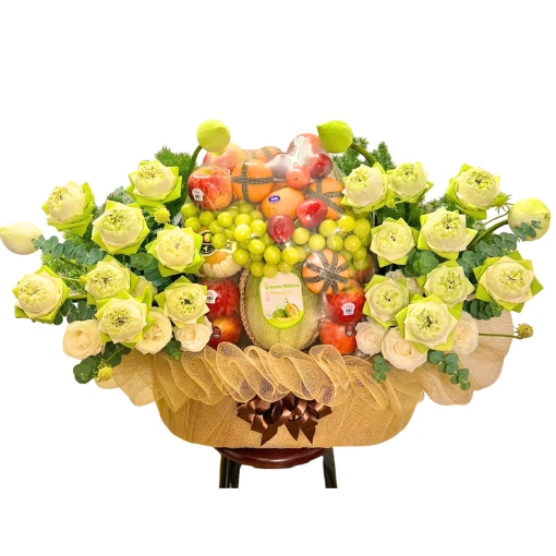 Giỏ Trái Cây Hoa Tươi Phúc Lộc Thanh Tâm