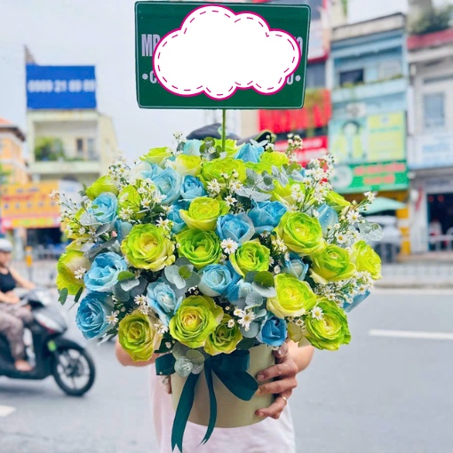 Giỏ Hoa Tặng Bạn Gái May Mắn