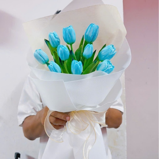 Bó Hoa Tulip Xanh Thiên Thanh