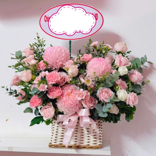 Giỏ Hoa Chúc Mừng Sinh Nhật Bình An