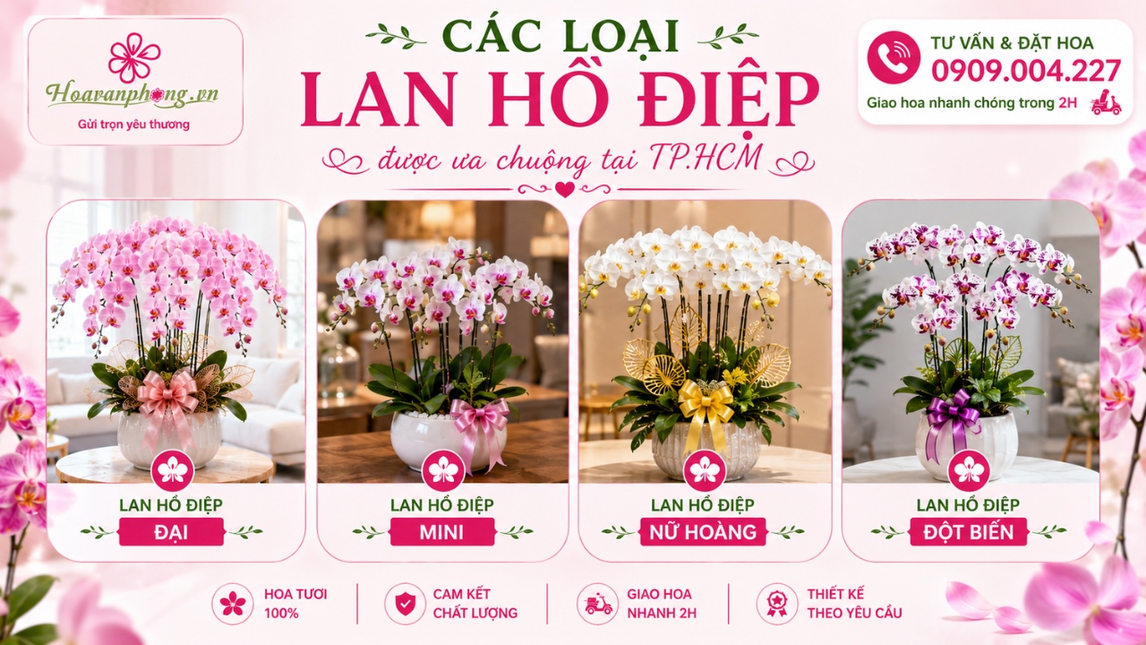 Các loại lan hồ điệp