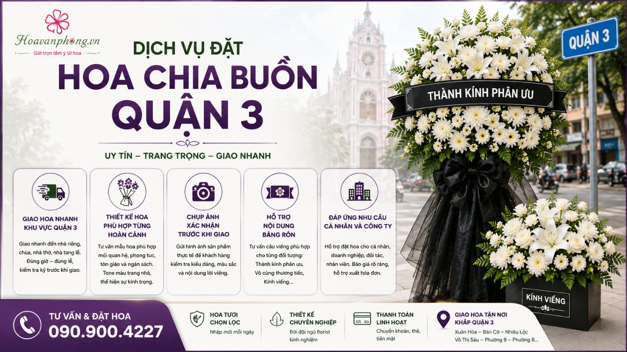 dịch vụ giao hoa viếng tang lễ hỏa tốc