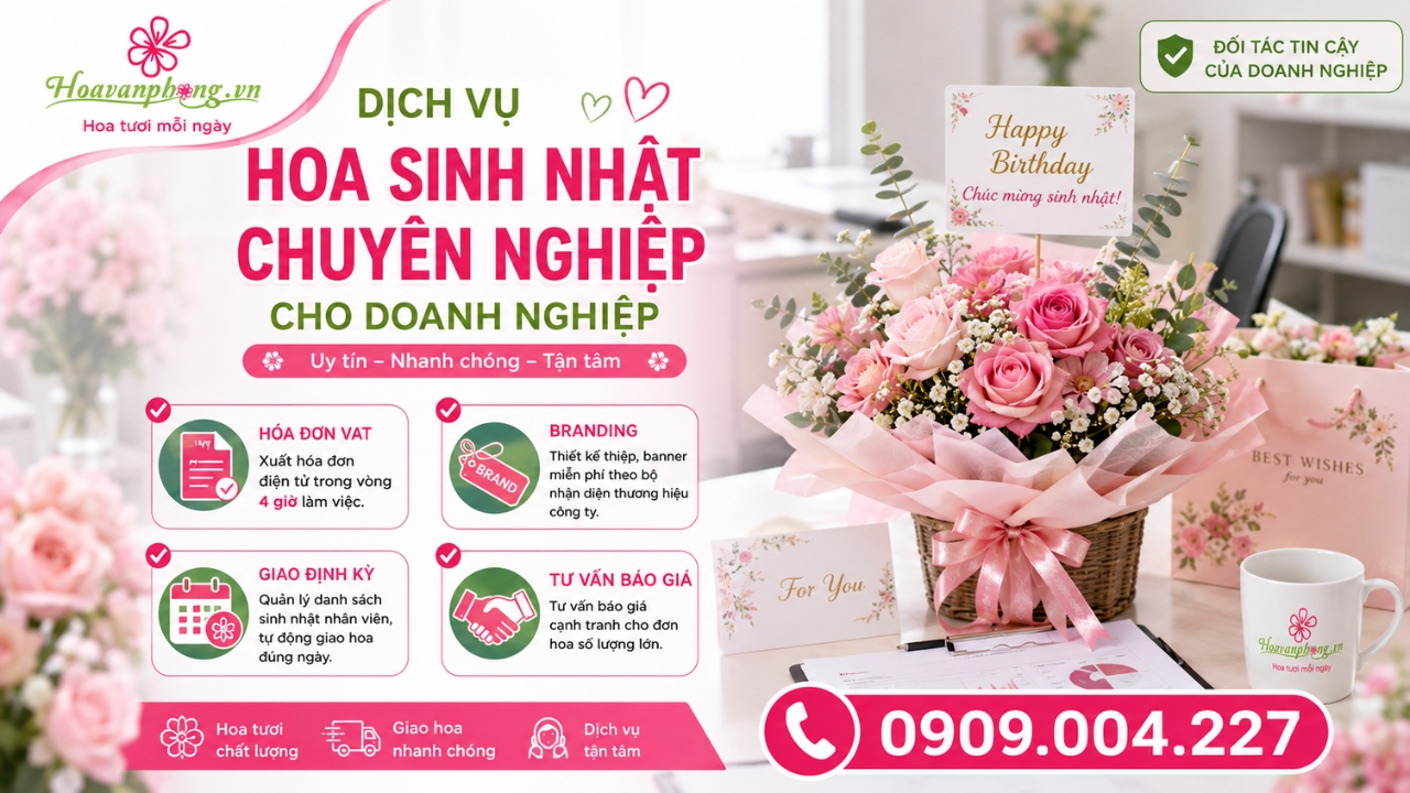 dịch vụ điện hoa sinh nhật