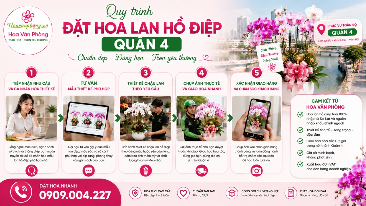 Đặt hoa lan hồ điệp online