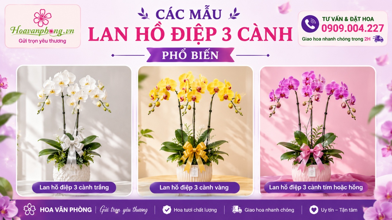 Các mẫu lan hồ điệp đẹp